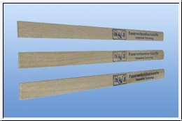 Wooden spatula stir (250 x 15 x 3 mm)