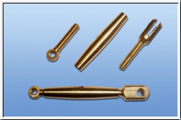 Turnbuckle / rope tensioner M3 right or left thread