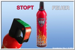 Feuerlöscher / Feuerlöschspray 750g (1 Kg = 19,98 ¤)