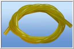 1m  fuel hose yellow - transparent 6 x 3 mm