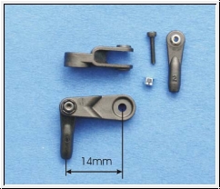 CRP servo lever fork 14 mm for Dymond