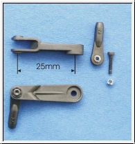 CRP servo lever fork 25 mm for Dymond
