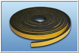 Self-adhesive foam rubber 5 x 2 mm, length 2 m