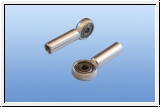 Aluminum ball joints with ball bearings M3/2 mm