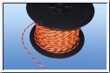 5 m PVC soft power cable 3-wire twisted 0.25 mm ²